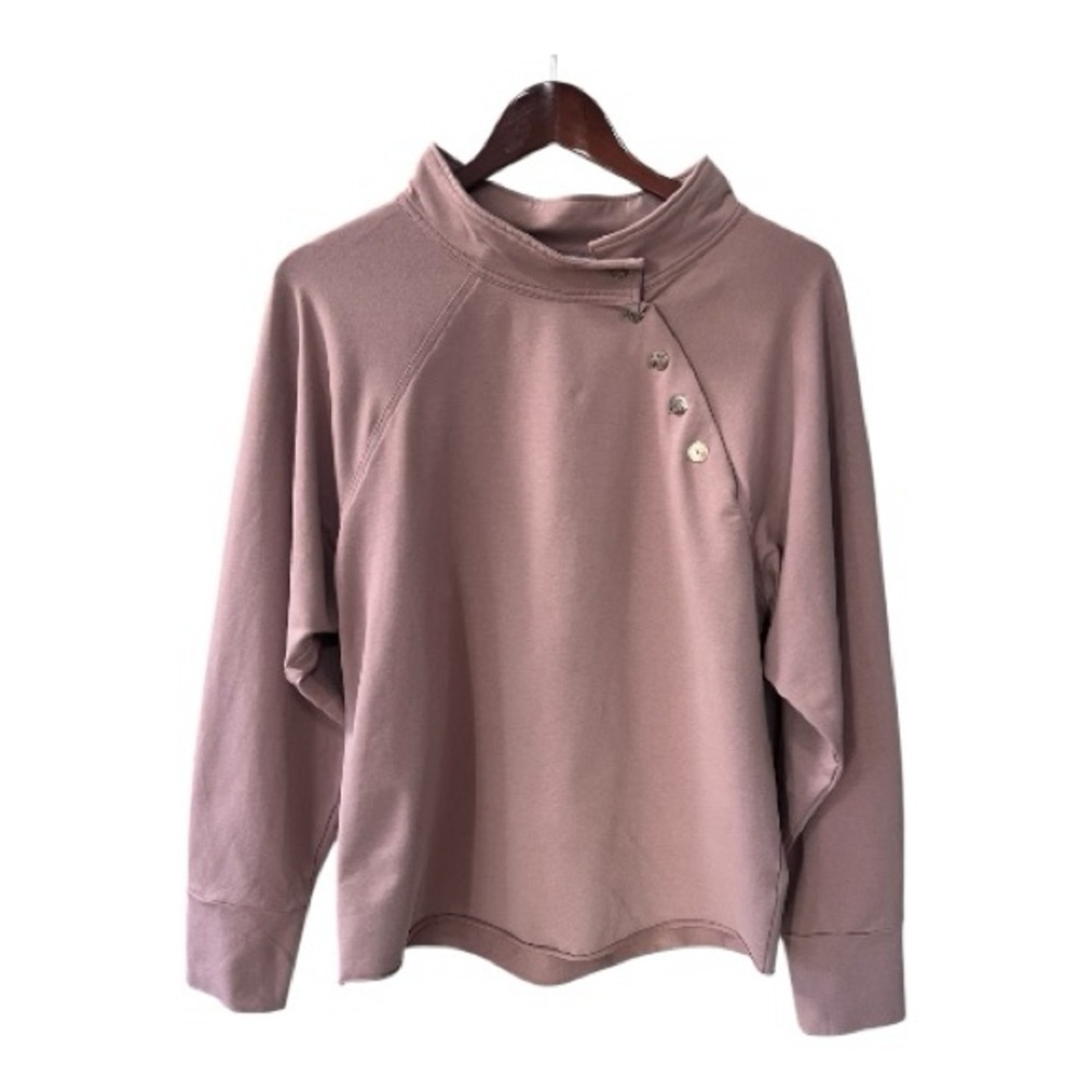 White Birch Lavender Active Wear Pullover Size L Women NWOT